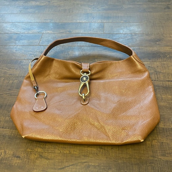 Dooney & Bourke Leather Logo Lock shoulder bag - Picture 3 of 16